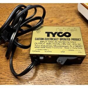 Vintage Tyco HO Scale Model 899B Hobby Transformer Railroad Train Power Pack